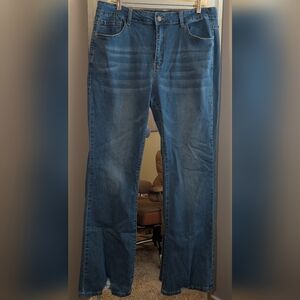 Classic Straight-Leg Blue Jeans